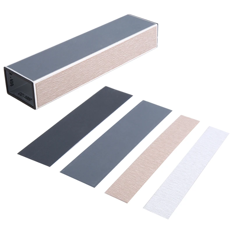 Guitar Fret Leveling Files Bass Guitar Leveler Fret Beam Luthier Supply Tool Kit With 4 Grit Papers 150Mm