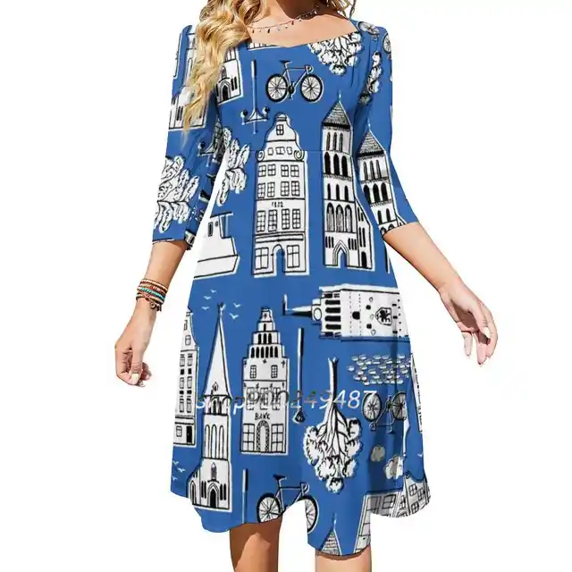 Old Town Sweet Summer Casual Sling Dress