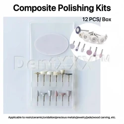 Silicone Grinding Head Set - 12 Piece Assortment for Metal and Ceramic Polishing