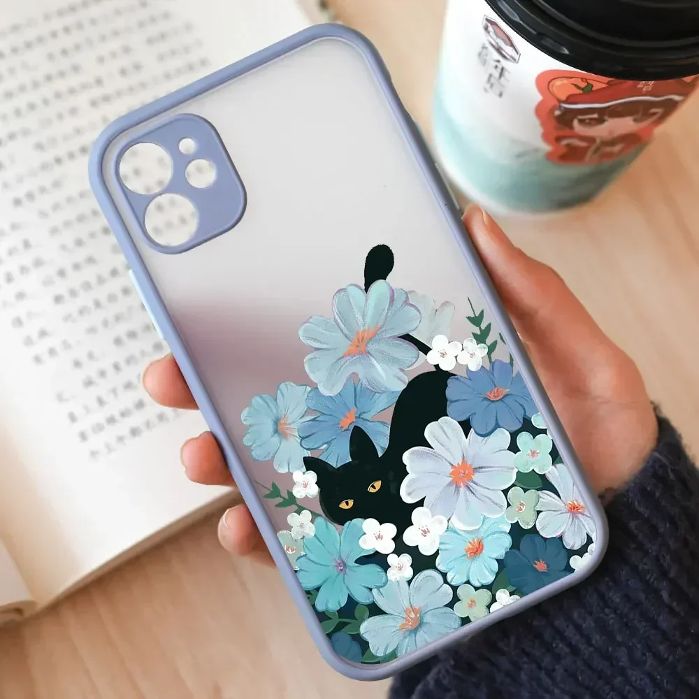 Vintage Van Gogh Cat Art Phone Case - Shockproof Hard Cover