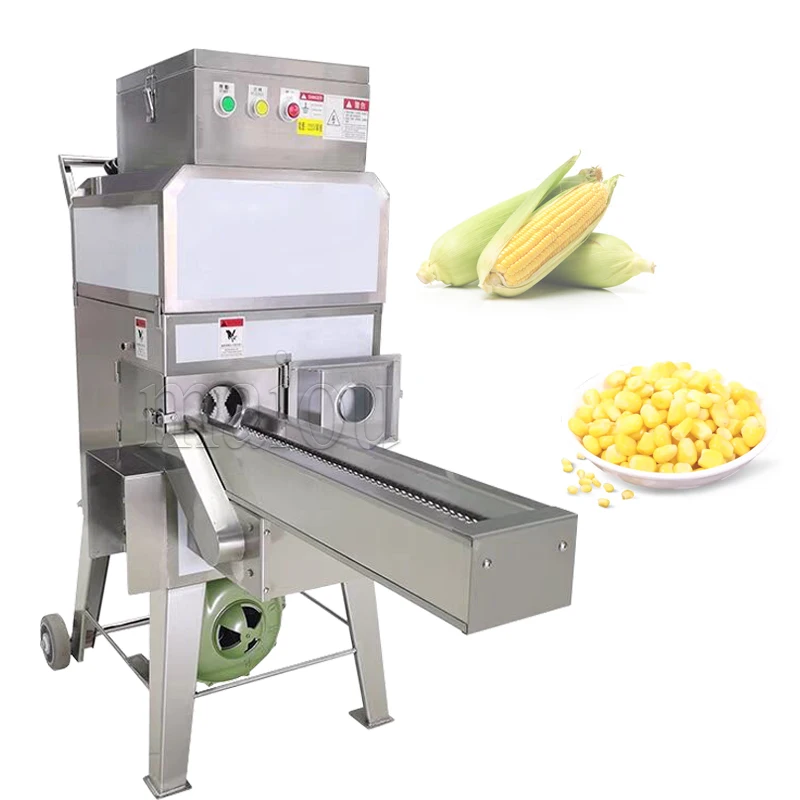 

Sweet Corn Threshing Equiment Electric Maize Sheller Machine Stainless Steel Corn Thresher Machine