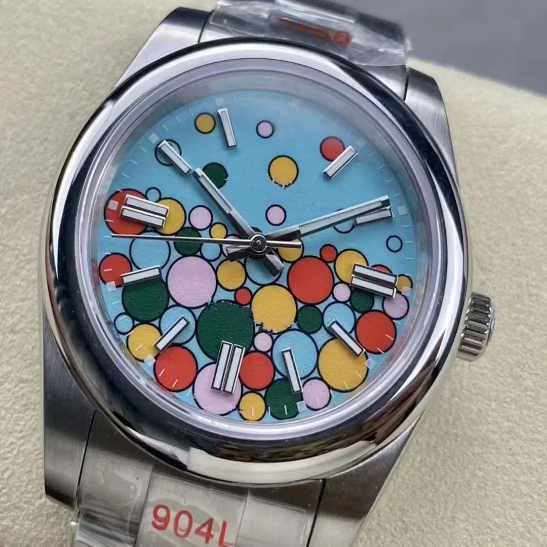 

Новинка, Роскошные автоматические часы для мужчин и женщин, механические часы 41 мм, 36 мм, 31 мм, светящиеся часы для вечной пары из нержавеющей стали