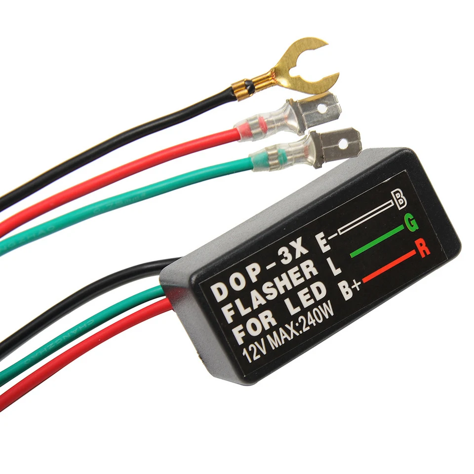 Telituny Signal Flasher-3 Pins Round Turn Signal Flasher Relay Blinker ...
