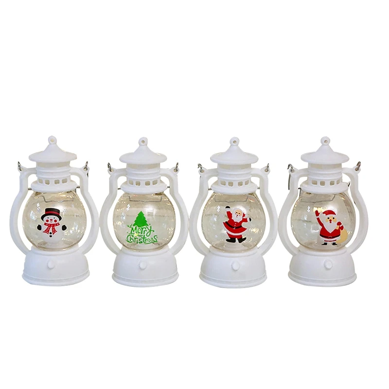 

4Pcs Indoor Mini Hanging Candle LED Lantern Xmas Decorative Lantern For Tabletop Outdoor Party