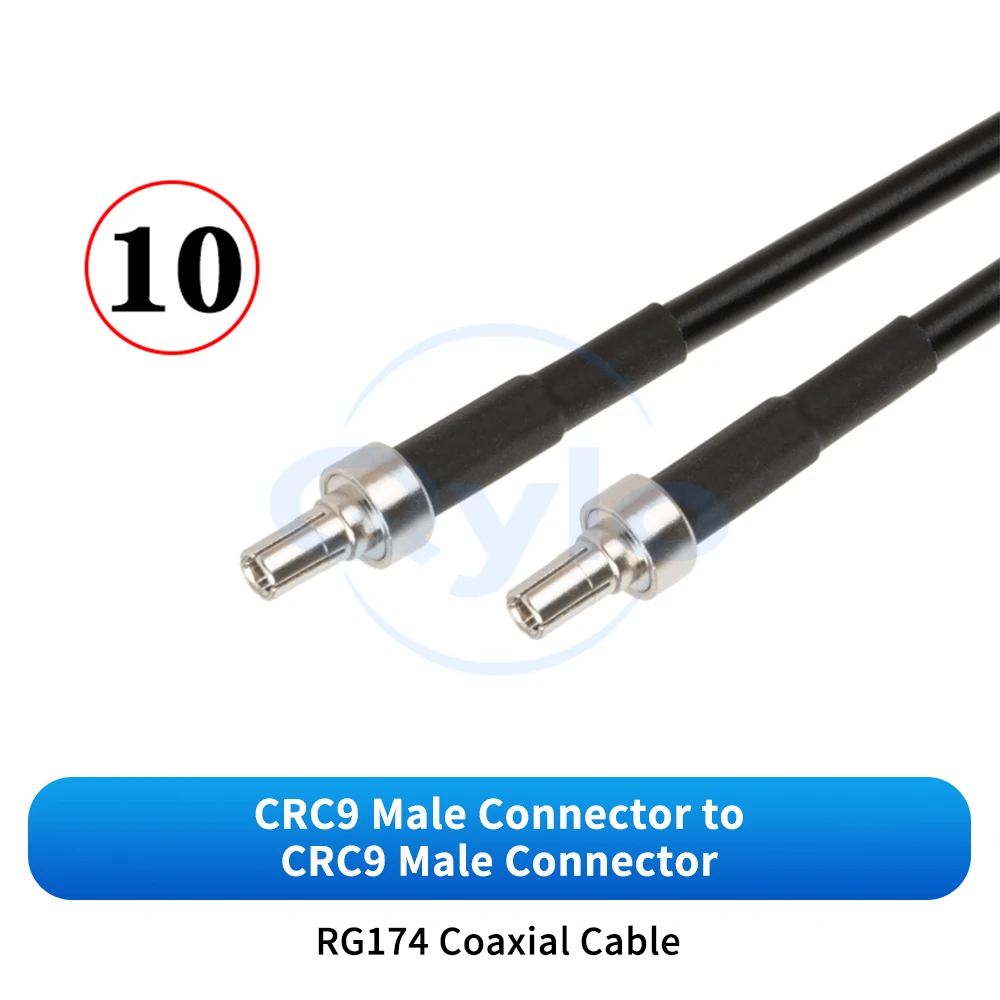 TS9 auf CRC9 Winkeladapter Stecker/Buchse Verlängerungskabel Ultraflexibles Konvertierungskabel RG174 HF-Koaxialkabel (1 Stück) – Detail 8