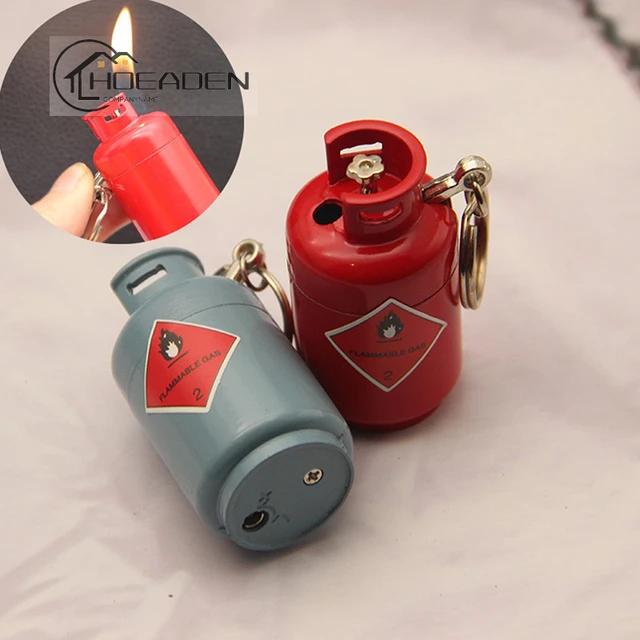Creative Hammer Fire Extinguisher Cigarette Lighters Mini Keychain Butane  Jet Gas Lighter Smoking Accessories For Friends - Lighters - AliExpress