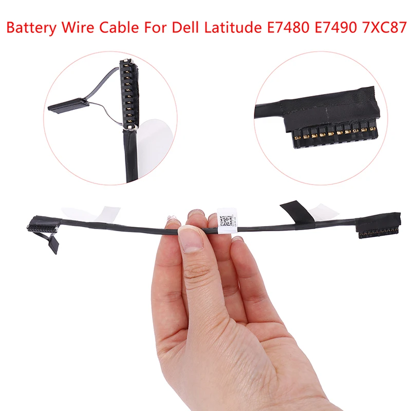 New Original Battery Cable Wire for DELL Latitude 7480 7490 7XC87 DC02002NI00 battery cable wire