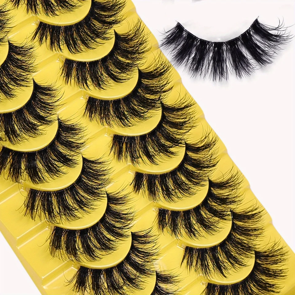 Fluffy Volume Wispy False Eyelashes 90Pairs
