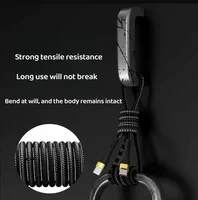 120W 6A PD Type C Fast Charging Cable Type C To Type C Cable For iphone Samsung Xiaomi POCO USB Type C Phones Cable Accessories - Image 5