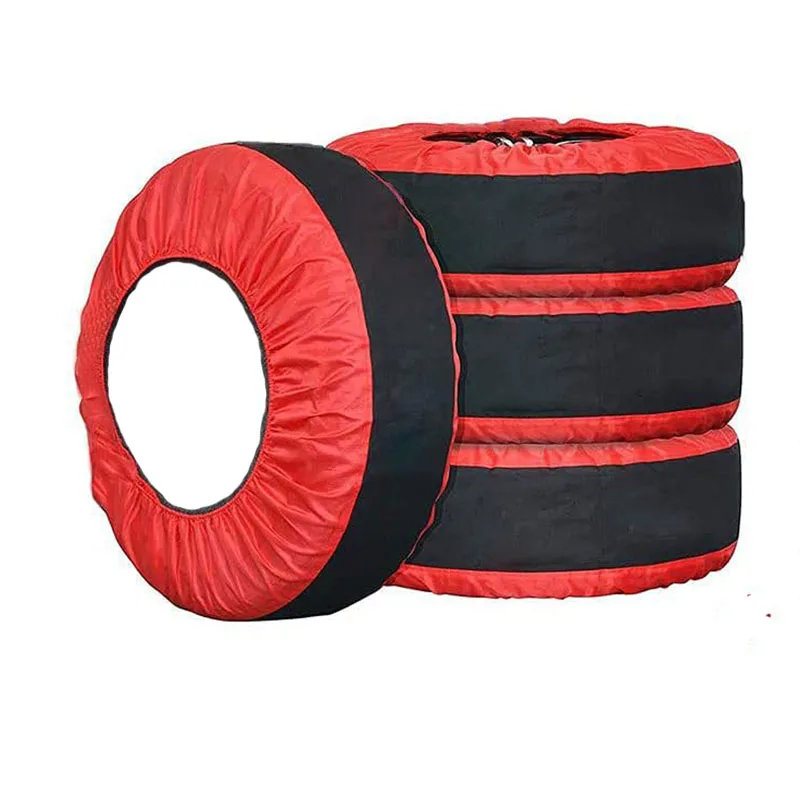 CarSpareTireCoverCasePolyesterAutoWheelTireStorageBags