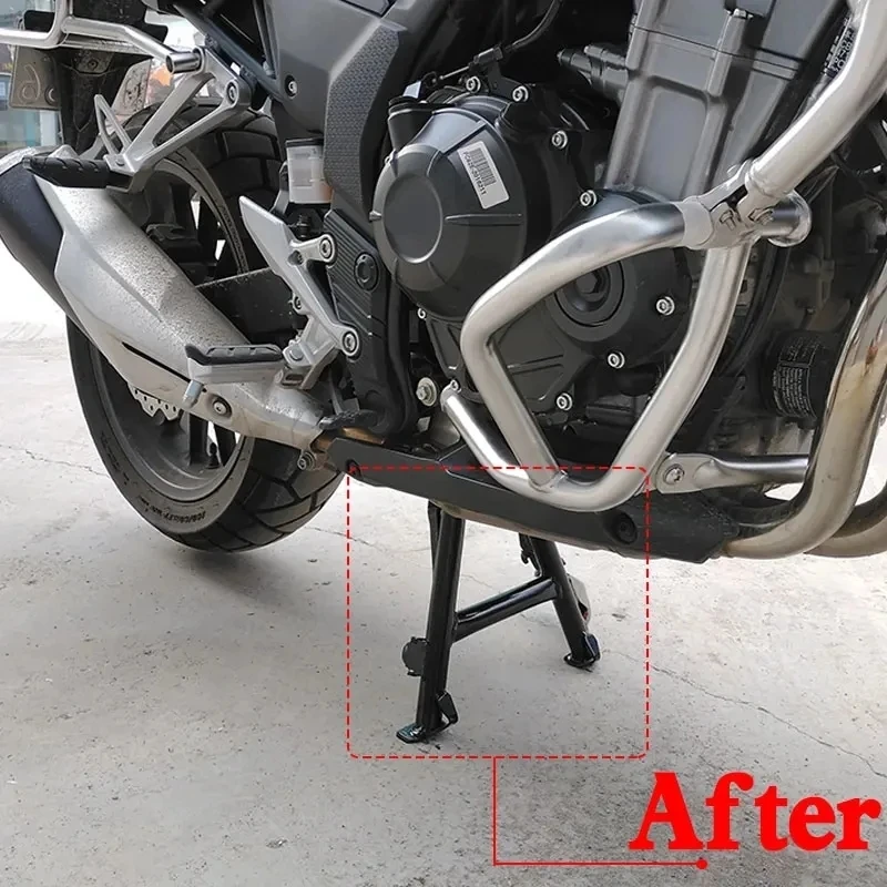 NX 400 Motorcycle Accessories Middle Kickstand Center Parking Stand Firm Holder Support Fit For Honda NX400 NX500 + motorcycle accessories