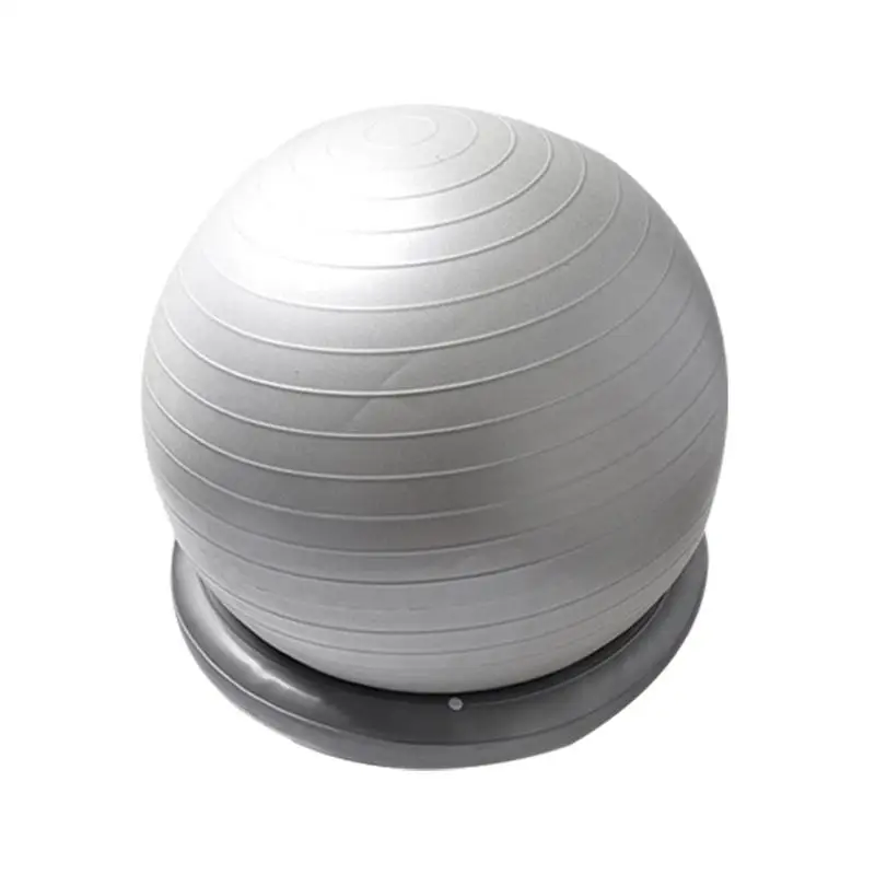 Exercise Ball Base Round PVC Stability Ball Balance Seat Reusable Multifunctional Stand For Home Gym Improves Posture