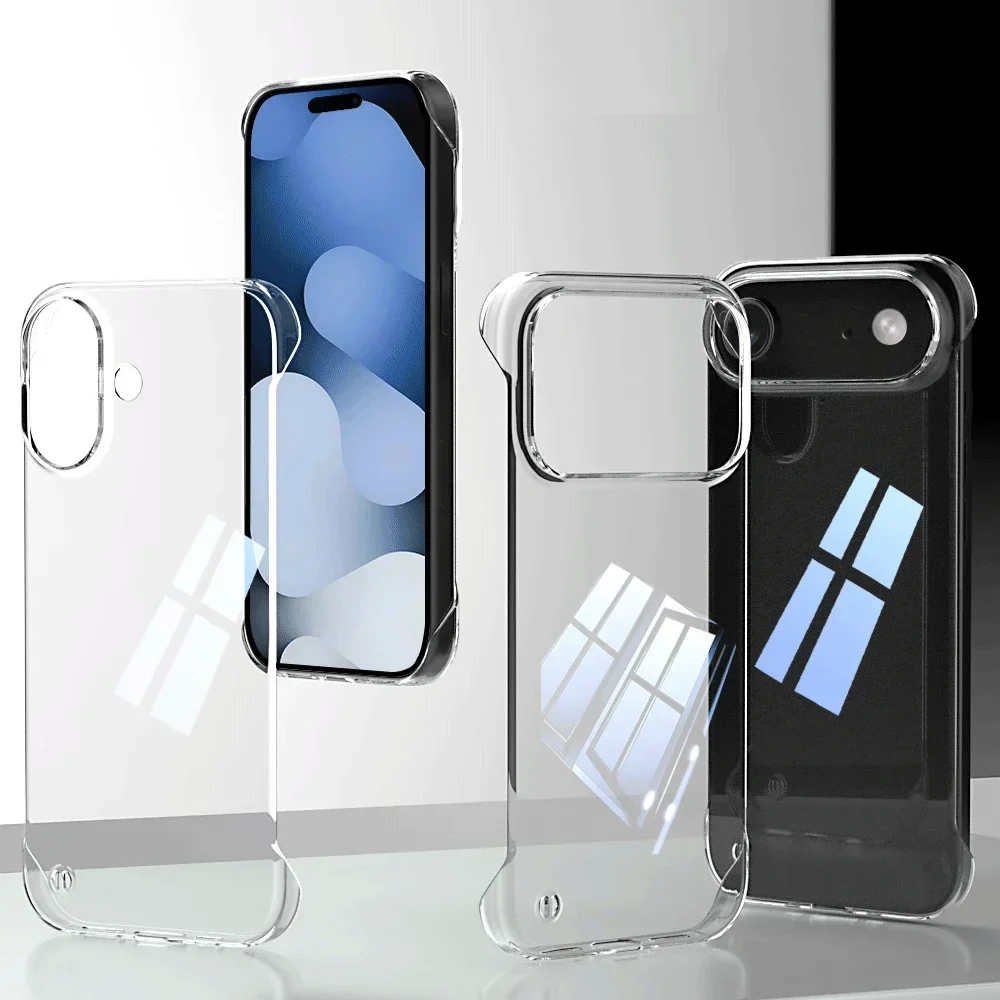 Ultra-Thin Frameless Clear Hard Case with Sleek Design