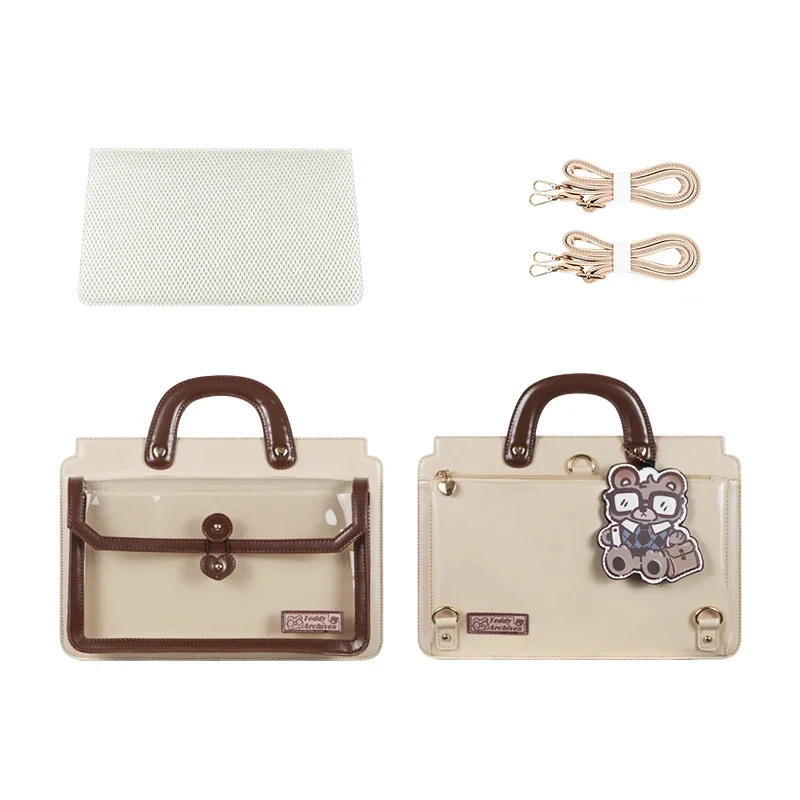 

Ita Bag 3way High Capacity Transparent Backpacks Women Popular Trendy Display Shoulder Bags Elegant PU Winter Hand Bag Bolsas