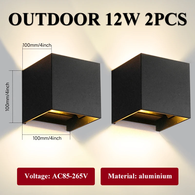 2pcs 12W Promo price,Warm white