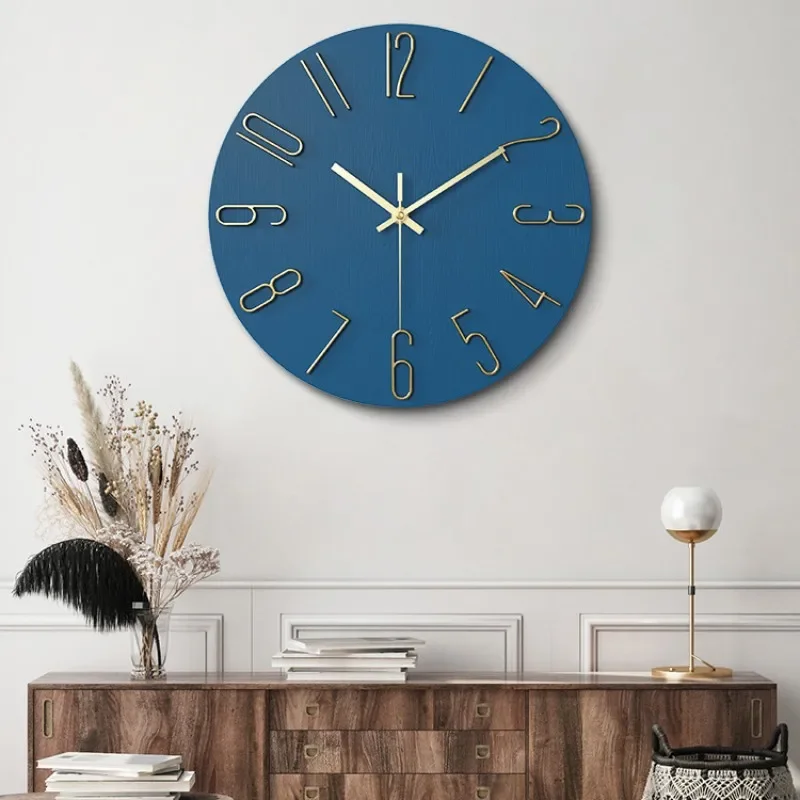 3D Wall Clock 12 inch 30CM Digital Living Room Wall Decor