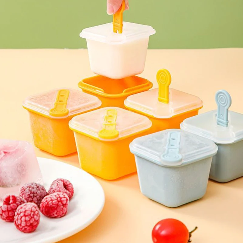 Joie Ice Mold For Kids Food Grade Silicone Ice Tray Home With Lid Diy Ice  Cube Mold Small Ice Cube Maker Kitchen Bar Accessories - Ice Cream Tools -  AliExpress