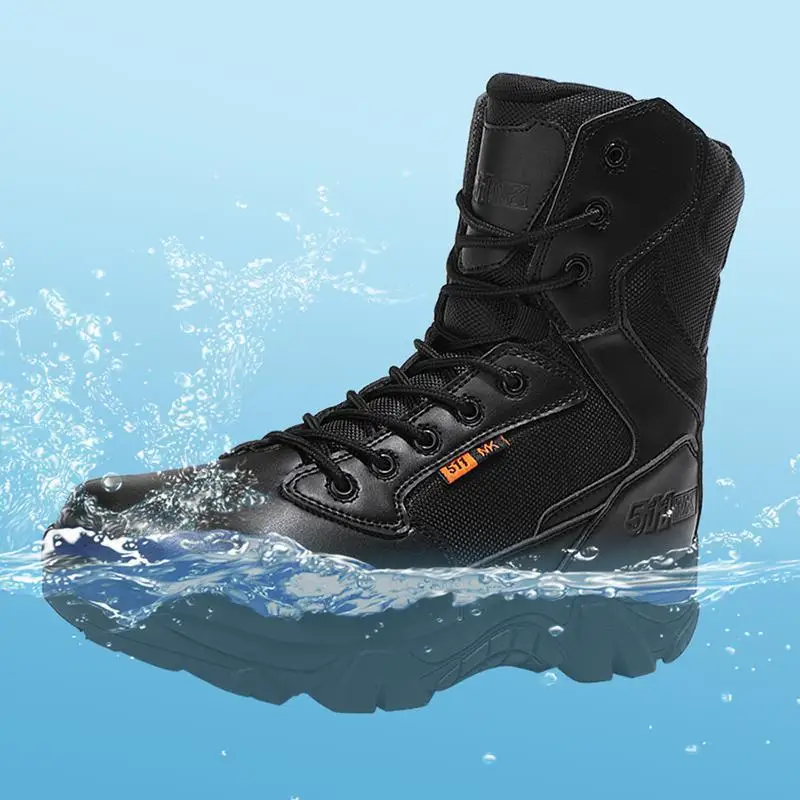High Quality Military Leather Combat Boots for Men Combat Bot Infantry Tactical Boots  Bot Army Bots Army Shoes Waterproof