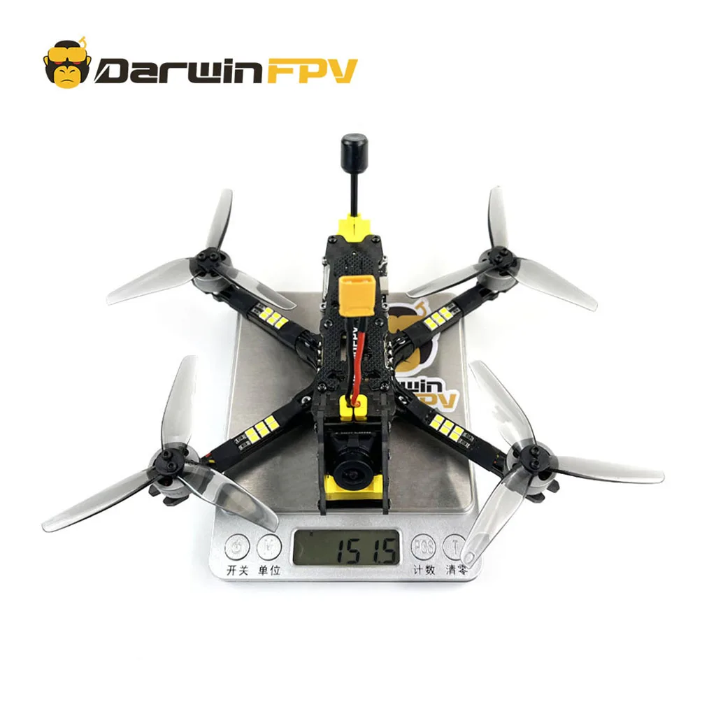 DarwinFPV BabyApeⅡ 아날로그 3.5인치 프리스타일 FPV 레이싱 드론 156mm F411비행 컨트롤러 30A ESC 5.8G VTX 4S RC 쿼드콥터