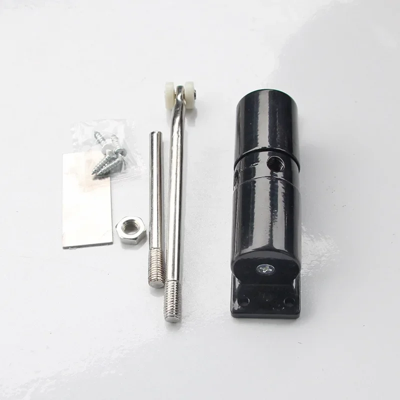 new Adjustable Surface Mounted Automatic Spring Closing Door Closer with wheel Fire Rated Door Stopper Hardware
