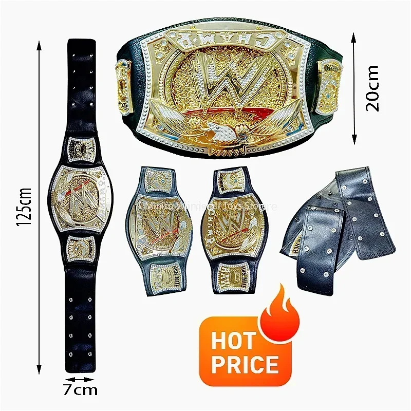 Wrestling Cosplay Toys Wwe Boxing Champion Gold Belt Wwe Championship Belt Characters Occupation Wrestling Gladiators Cosplay Toys Halloween Gift