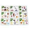 Kindergarten Enlightenment Early Learning Russian Alphabet Words Cards Cognitive Baby Development games for children Flashcard 3