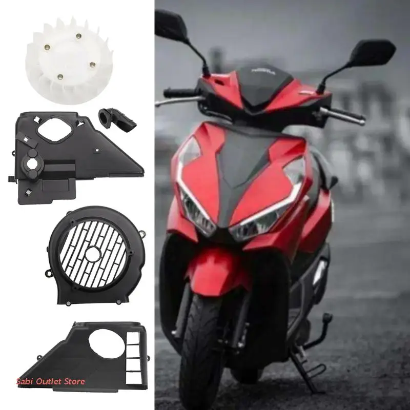 Engine Fan Cover Air Cooling Assembly Fit for GY6 125 150cc