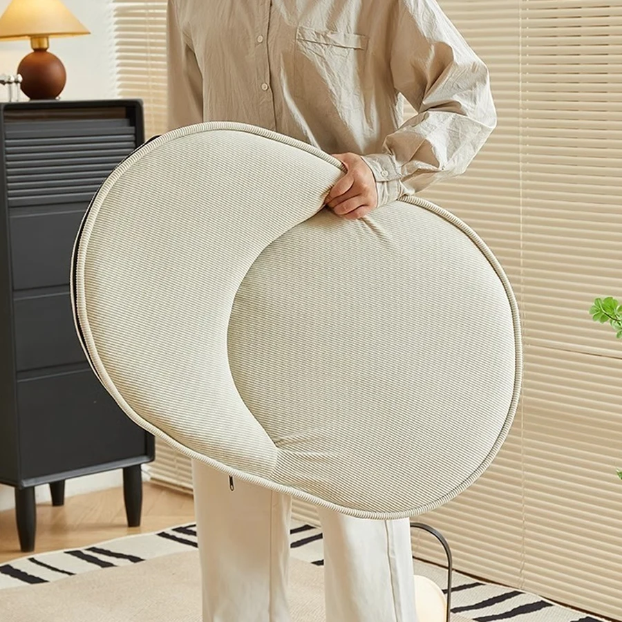 Japanese style tatami chair bedroom bed sedentary seat cushion portable folding bay window lazy sofa legless backrest chair folding chair