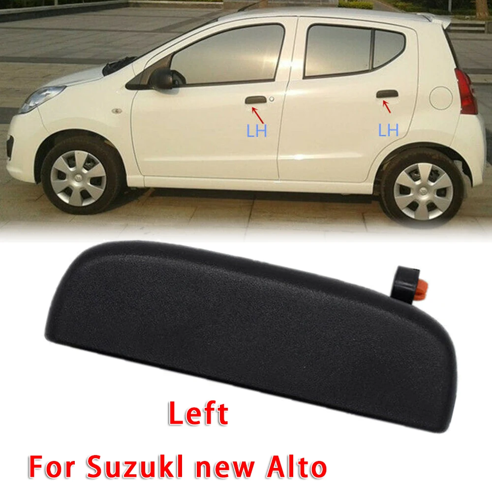 

Car Front And Rear Outer Door Handle Left/Right Door Handle For Suzuki New Alto Black Replacement Accessories Rear Right/Left