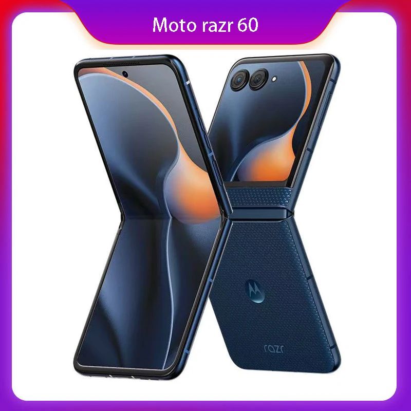 Nuevo Teléfono Inteligente Lenovo Moto Razr 60 5G, Pantalla PLOED de 6.9 Pulgadas, MTK Dimensity 7400X, 50MP, 4500 mAh, Carga Rápida de 33W, NFC 2