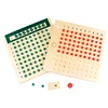 Montessori Education Wood Toys Multiplication Division Operation Techniques Bead Board Early Childhood Preschool Family Version 4