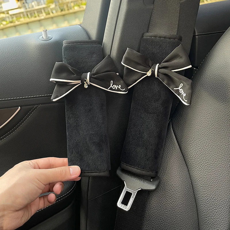 Almohadilla para cinturón de seguridad para coche unicolor, Mode de Mujer