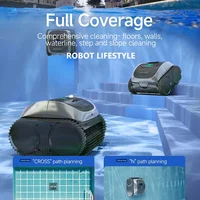 Wireless Robotic Swimming Pool Cleaner WYBOT C1 APP Control Clean Floor Wall Waterline Pools Cleaning Robot, Runing Time 120mins 3