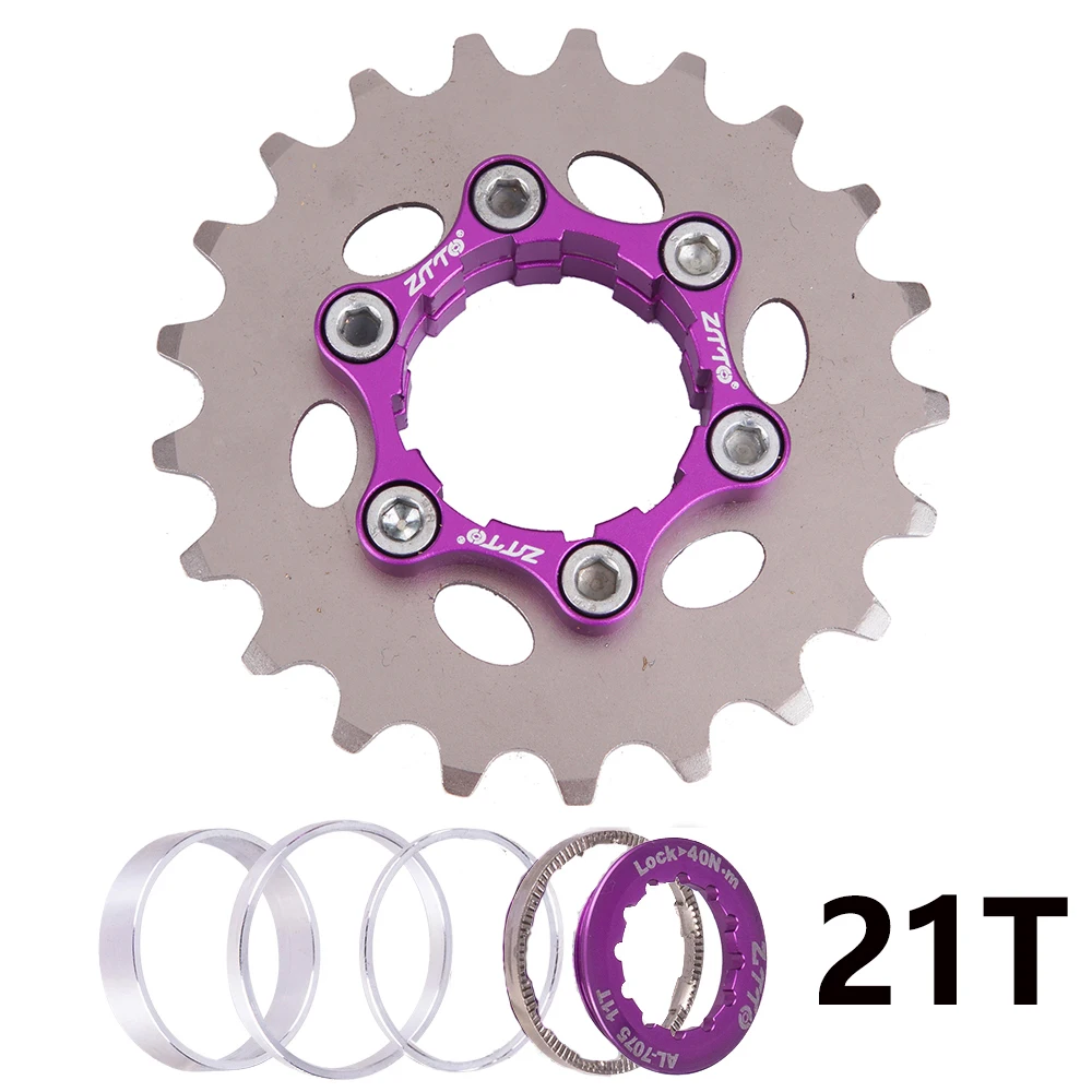 ZTTO MTB Single Speed Cassette Cog Bicycle 1 Speed Sprocket Gear