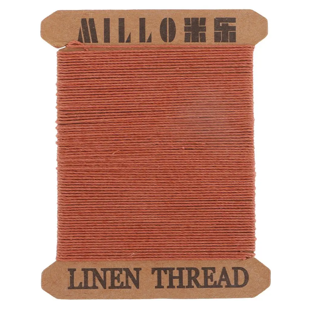 Waxed Linen Thread for Hand Sewing Bags Leather Crafts Jewelry Making Tools Manual Stitching and Repair Sewing Yarn