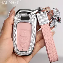 

Luxury Car Key Case Cover for Audi A1 A4 A5 A6 A7 A8 B6 B7 B8 B9 TT TTS 8S SQ5 A4L A6L Q3 Q5 Q7 S5 S6 S7 Protection Accessories