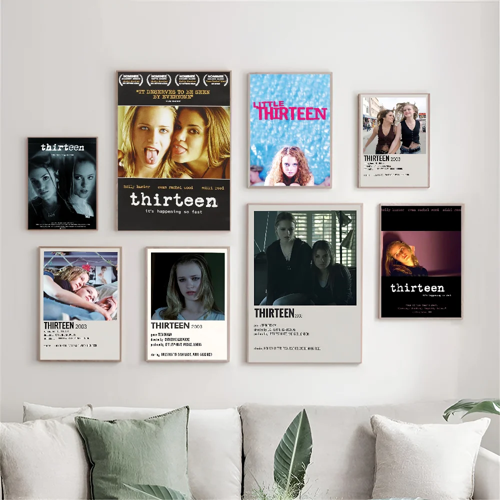 Thirteen Movie Film Whitepaper Poster HD Quality Poster Wall Art Painting Study Room Wall Decor