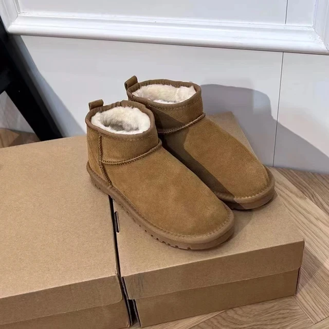 

2023 FASHION New Women's Winter Warm Snow Boots Waterproof Anti-slip Cotton Women's Padded Thickened Platform Ankle Boots