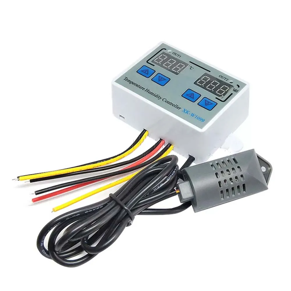 

Xk-W1099 Intelligent Digital Display Temperature And Humidity Controller Incubator Constant Temperature And Humidity Regulator