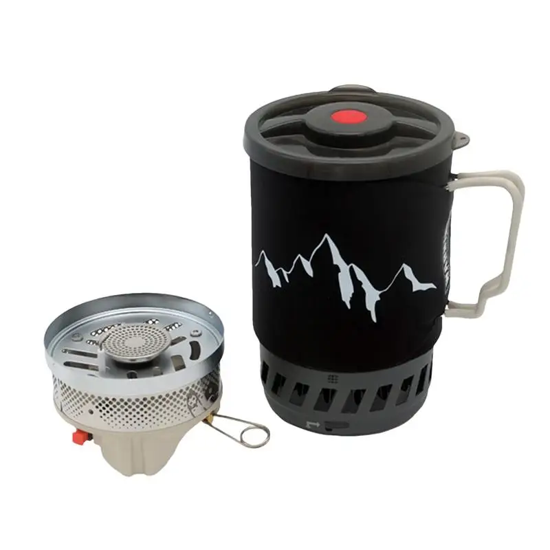 

Backpack Stove Small Backpacking Pot Complete Camping Cookware Stove Kit For Backpacking Outdoor Camping Hiking And Picnic
