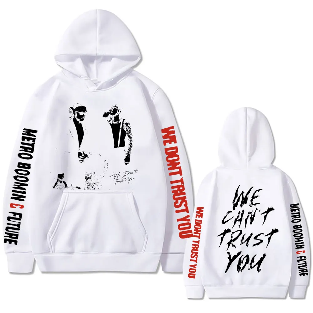 Rapper Future Metro Boomin 2024 New Hip Hop Album We Don't Trust You Graphic Hoodie Men Women Casual Fleece Oversized Sweatshirt