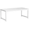 78.7"x39.4" Dining Table, Industrial Kitchen Table for 8-10 Person, Rectangular Dinner Table for Dining Room Kitchen 5