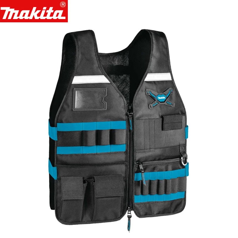 Makita E05636 Electrician Carpenter Work Vest Multifunctional