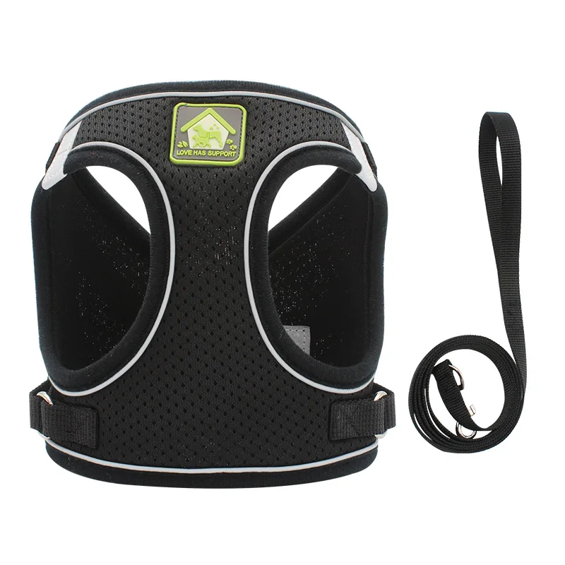 thumbnail image 1 of Arnés para perros pequeños y medianos, estilo chaleco, correa reflectante para cachorros, arneses transpirables de verano, suministros para mascotas, collar para perros Corgi, 1 of 5
