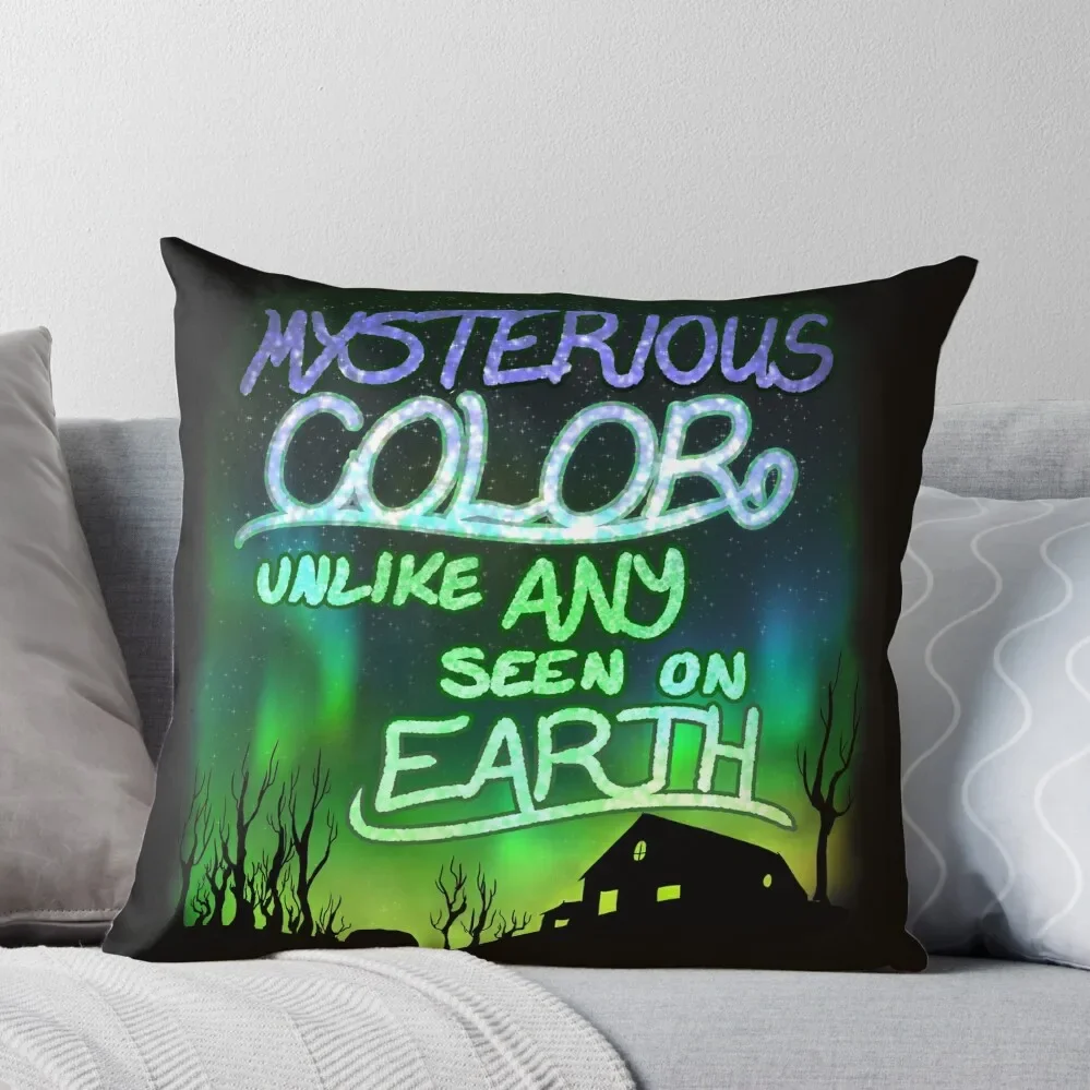 

Mysterious Color Unlike Any Seen On Earth Throw Pillow Cushions For Children Christmas Pillowcase