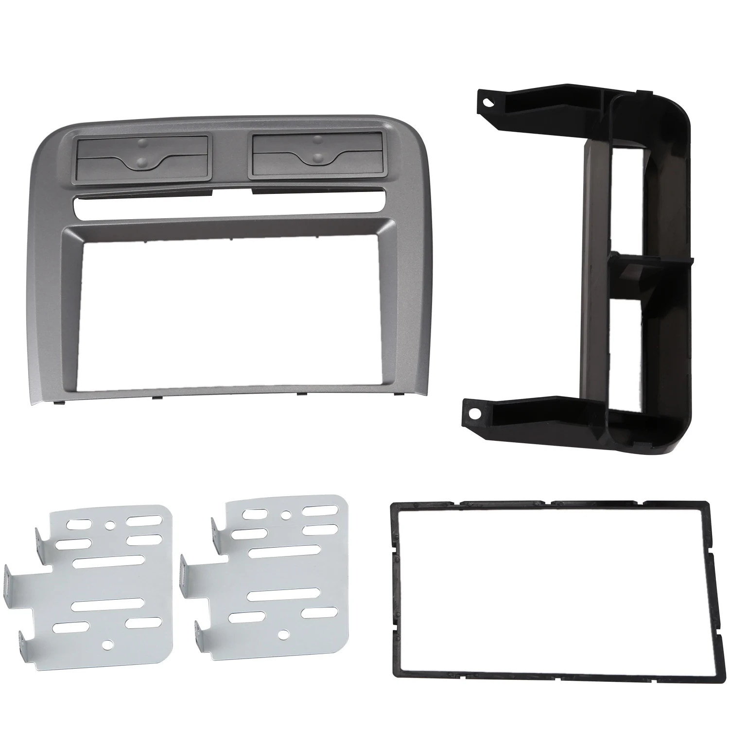 Fascia Per Autoradio 2 Din Per Kit Ruota Sinistra Fiat Grand Punto 2005-2009