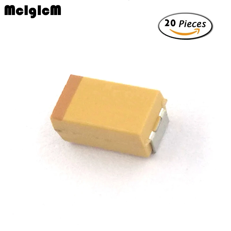 

Танталовый конденсатор MCIGICM 20 шт. C 6032 100uF 16V SMD