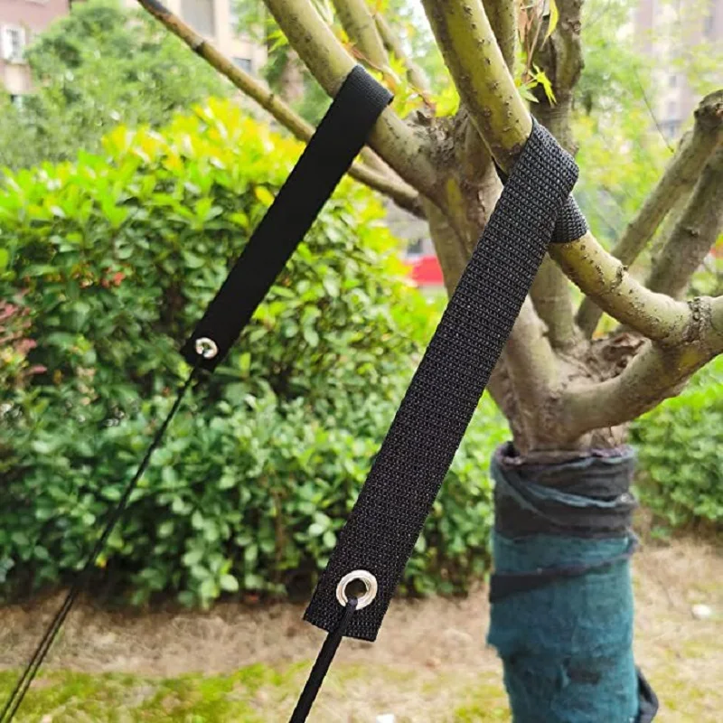 10PCS Windproof Tree Belt Anti-Hurricane Stereotyped Nylon Fixed Strap Good Support Newly Planted Branch Belt Yard Accessory