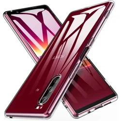 Transparent Ultra-Thin Clear Silicone Soft Case Cover for Xperia 5 IV (Clear)