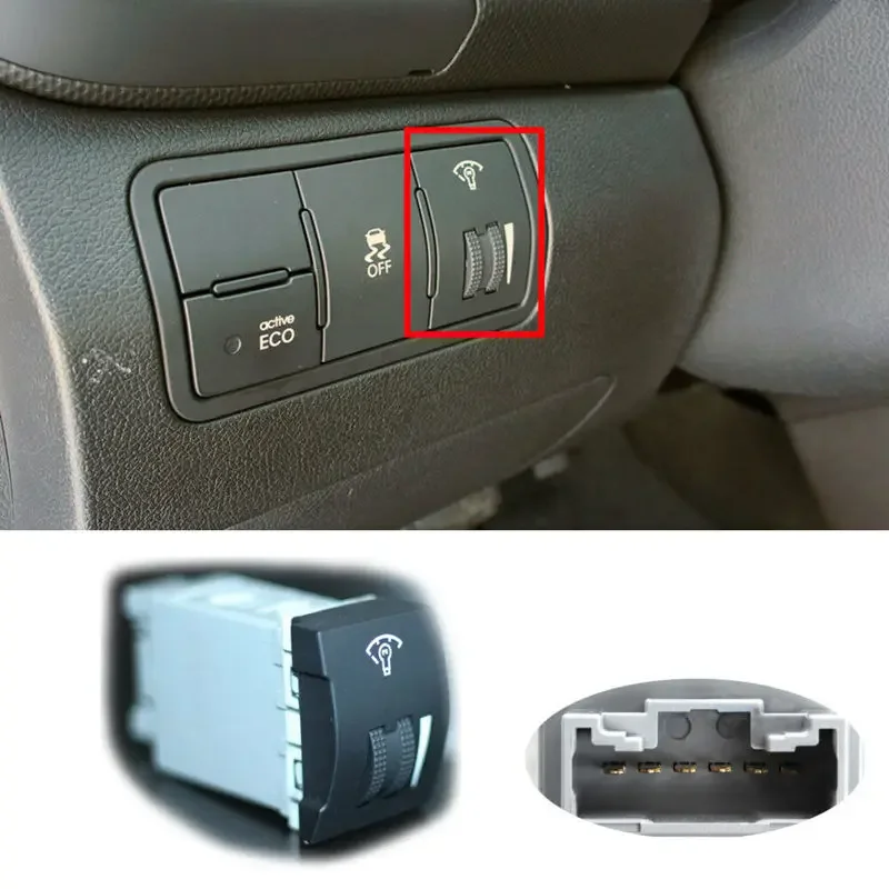 

Переключатель яркости для инструментов Hyundai Accent 2012-2014, противоскользящий переключатель уровня светильник